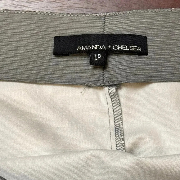 New Amanda+Chelsea Stretch Comfort Waist Plaid Poly Mini Skirt Women's Petite L - Picture 2 of 8